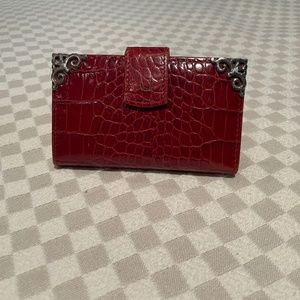Brighton Red Leather Wallet